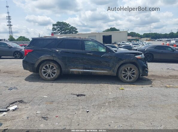 1FMSK7FH5MGB52857 2021 FORD EXPLORER Black Սալոնի հետևի տեսք