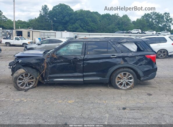 1FMSK7FH5MGB52857 2021 FORD EXPLORER Black Սալոնի 360 աստիճան տեսք