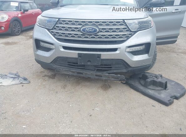1FMSK7FH5MGB95238 2021 FORD EXPLORER Silver Front view