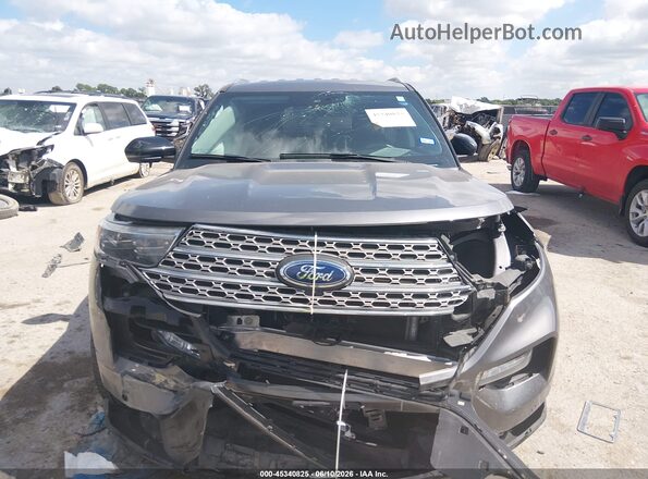 1FMSK7FH5NGA63940 2022 FORD EXPLORER Gray წინა პანელის ხედი