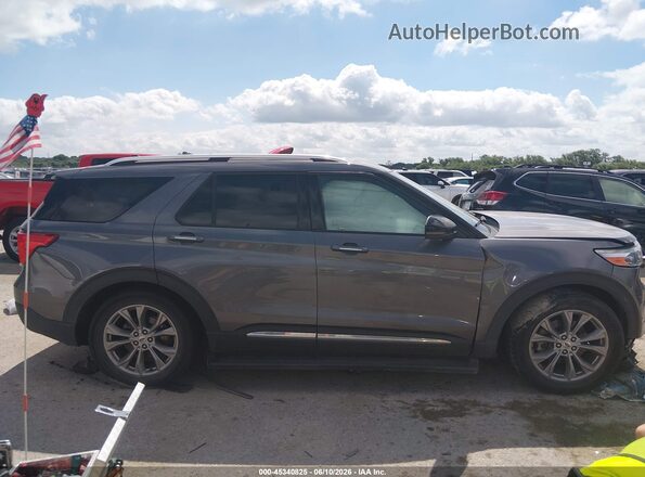 1FMSK7FH5NGA63940 2022 FORD EXPLORER Gray ხელსაწყოთა პანელის ხედი