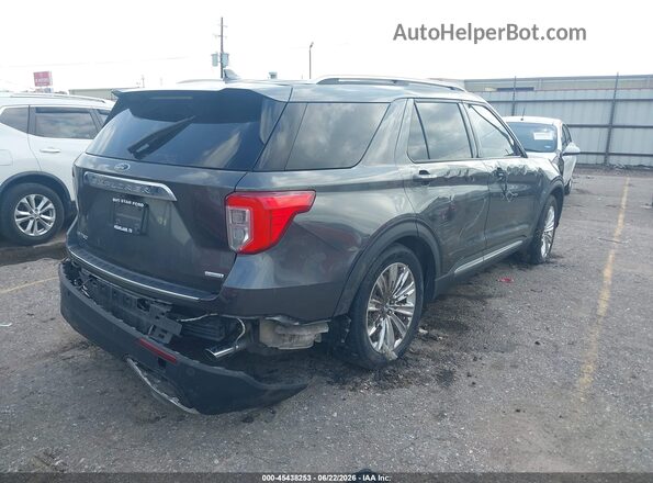 1FMSK7FH7LGA52516 2020 FORD EXPLORER Gray Rear right