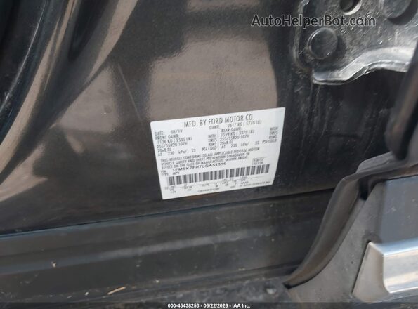 1FMSK7FH7LGA52516 2020 FORD EXPLORER Gray Engine compartment view