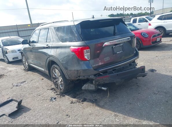 1FMSK7FH7LGA52516 2020 FORD EXPLORER Gray Rear left