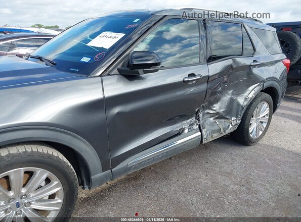 1FMSK7FH7LGB12102 2020 FORD EXPLORER Gray Front view
