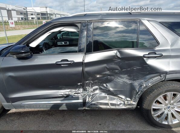 1FMSK7FH7LGB12102 2020 FORD EXPLORER Gray 360 interior view