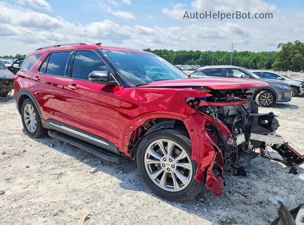 1FMSK7FH7MGA22269 2021 FORD EXPLORER Red Front right