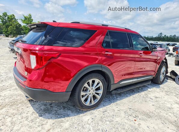 1FMSK7FH7MGA22269 2021 FORD EXPLORER Red Rear right
