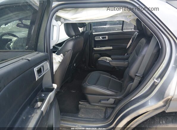 1FMSK7FH7MGA85856 2021 FORD EXPLORER Gray VIN sticker view