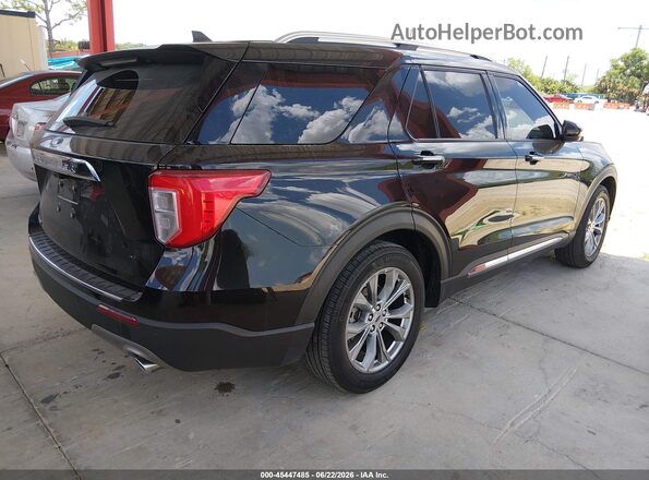 1FMSK7FH7RGA02854 2024 FORD EXPLORER Черный Задняя правая четверть