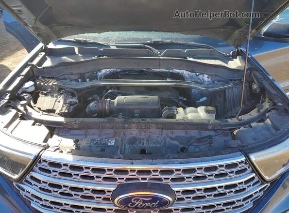 1FMSK7FH8LGA27351 2020 FORD EXPLORER Синий Вид задней части салона