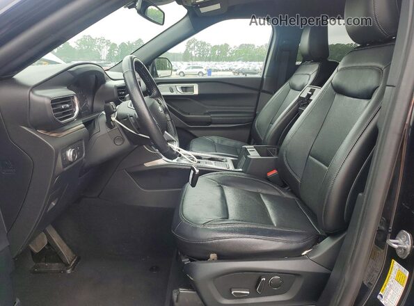 1FMSK7FH8LGA43193 2020 FORD EXPLORER Black წინა სალონის ხედი