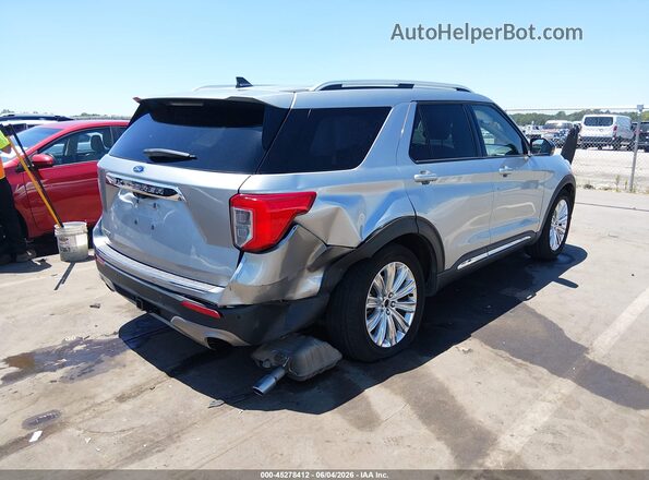 1FMSK7FH8MGA56253 2021 FORD EXPLORER Silver Задня права чверть