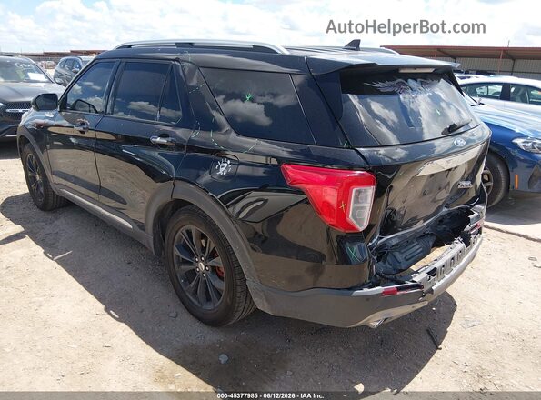 1FMSK7FH8MGA85056 2021 FORD EXPLORER Black Задня ліва чверть