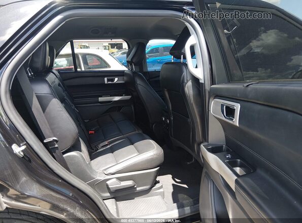 1FMSK7FH8MGA85056 2021 FORD EXPLORER Black Вид наклейки з VIN-кодом