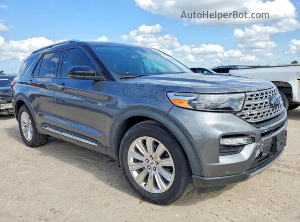 1FMSK7FH8MGB31906 2021 FORD EXPLORER Gray 