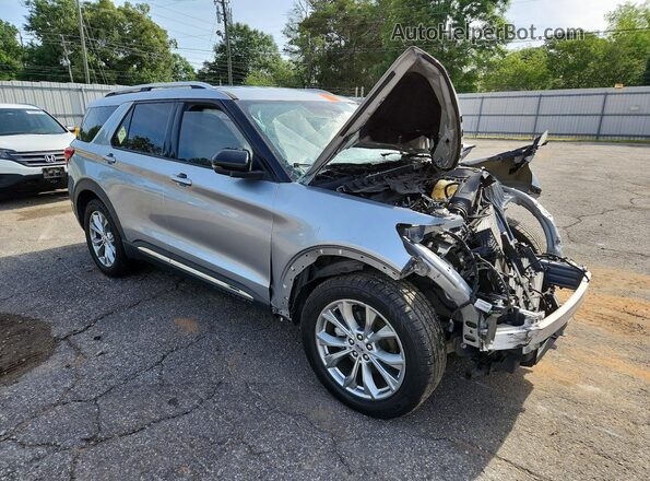 1FMSK7FH8MGB36006 2021 FORD EXPLORER Silver Передня права чверть