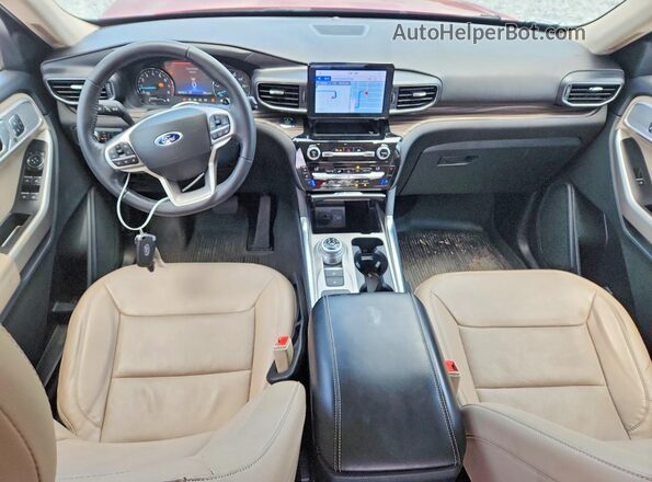 1FMSK7FH8MGC45016 2021 FORD EXPLORER Red 