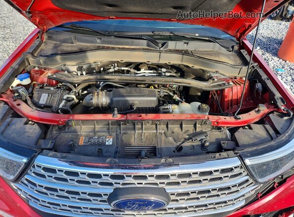 1FMSK7FH8MGC45016 2021 FORD EXPLORER Red 