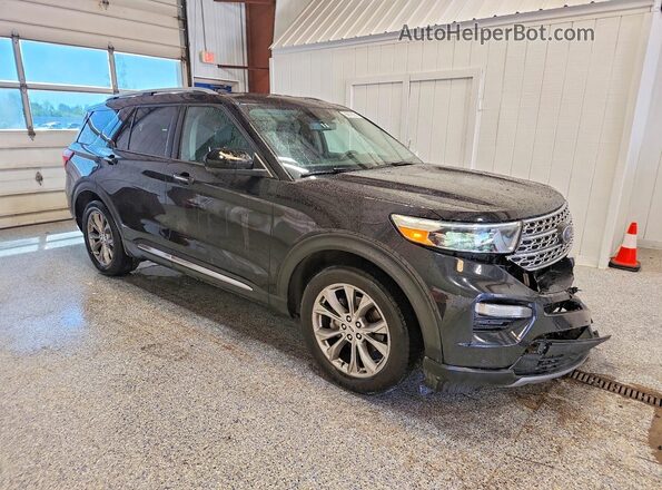 1FMSK7FH8RGA61072 2024 FORD EXPLORER Черный Передняя правая четверть