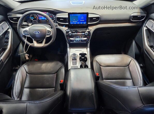 1FMSK7FH8RGA61072 2024 FORD EXPLORER Черный Вид панели приборов