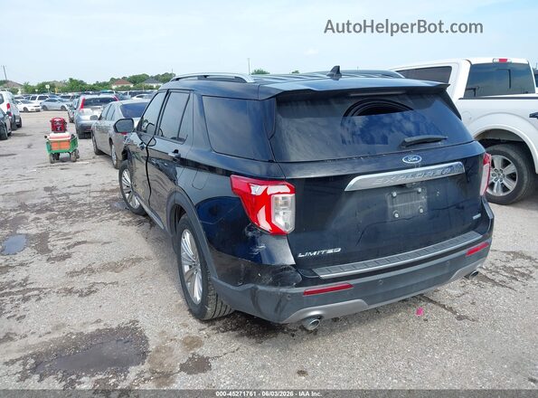 1FMSK7FHXLGA38934 2020 FORD EXPLORER Black Trasero izquierdo
