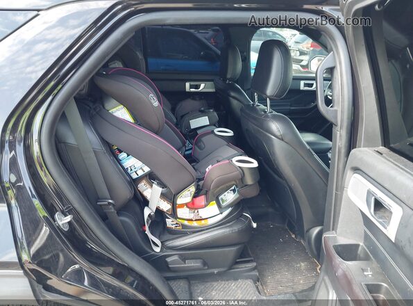 1FMSK7FHXLGA38934 2020 FORD EXPLORER Black Vista de la etiqueta del VIN