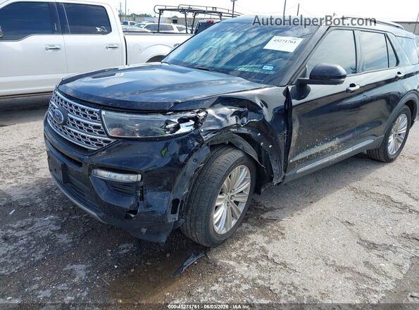 1FMSK7FHXLGA38934 2020 FORD EXPLORER Black Vista frontal