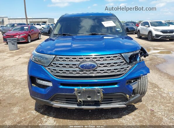 1FMSK7FHXLGB41352 2020 FORD EXPLORER Blue Vista del cuadro de instrumentos