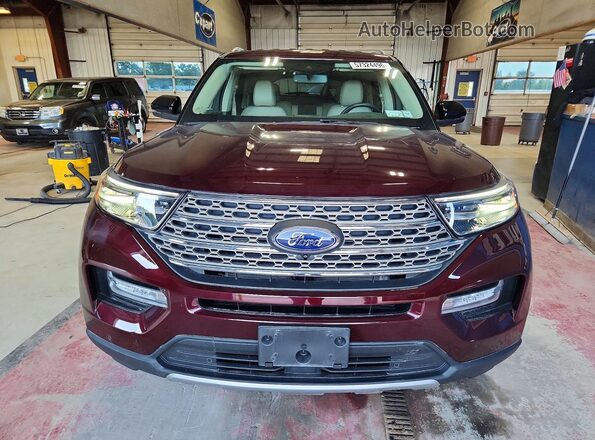 1FMSK7FHXNGA81267 2022 FORD EXPLORER Burgundy 