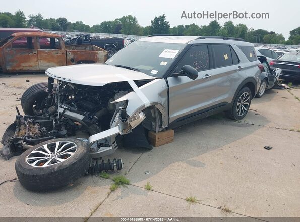 1FMSK7KH2NGA86629 2022 FORD EXPLORER Silver Передня ліва чверть