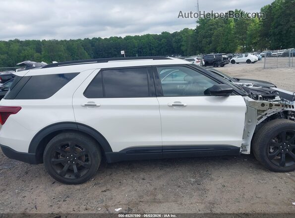 1FMSK7KH3PGA25843 2023 FORD EXPLORER White Սալոնի 360 աստիճան տեսք