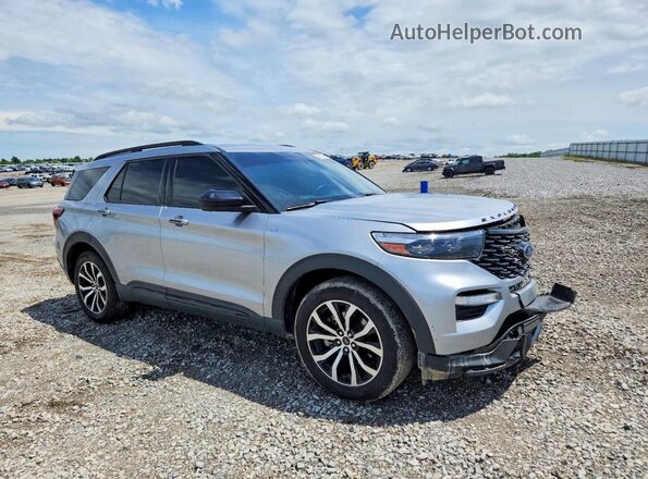 1FMSK7KH7NGA18391 2022 FORD EXPLORER Silver Delantero derecho
