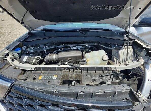 1FMSK7KH7NGA18391 2022 FORD EXPLORER Silver Vista del compartimento del motor