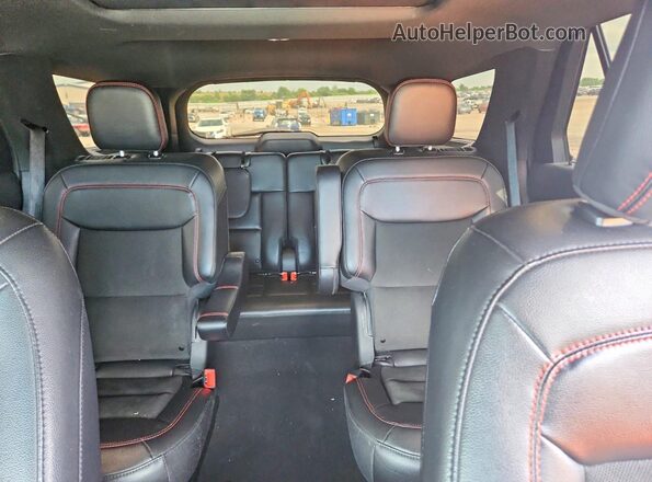 1FMSK7KH7NGA18391 2022 FORD EXPLORER Silver Vista de los asientos traseros