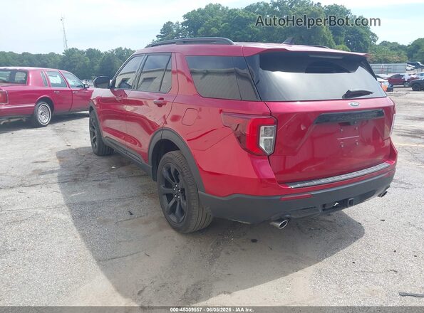 1FMSK7KH8RGA45296 2024 FORD EXPLORER Красный Задняя левая четверть