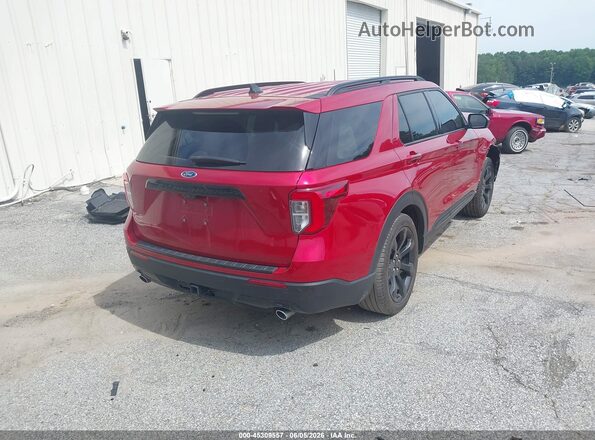 1FMSK7KH8RGA45296 2024 FORD EXPLORER Красный Задняя правая четверть