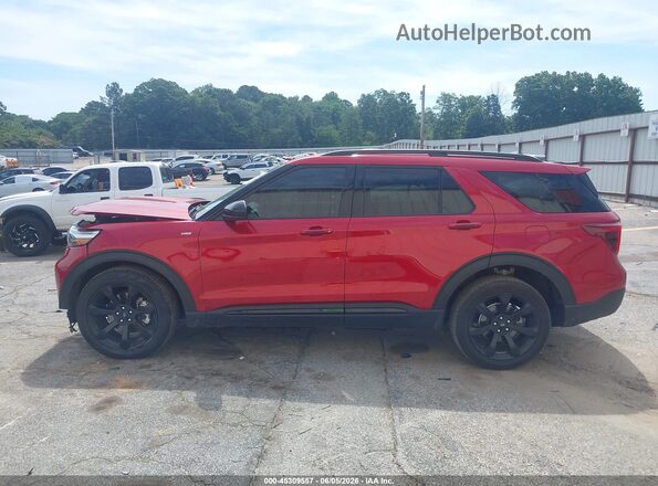 1FMSK7KH8RGA45296 2024 FORD EXPLORER Красный Панорамный вид салона 360°