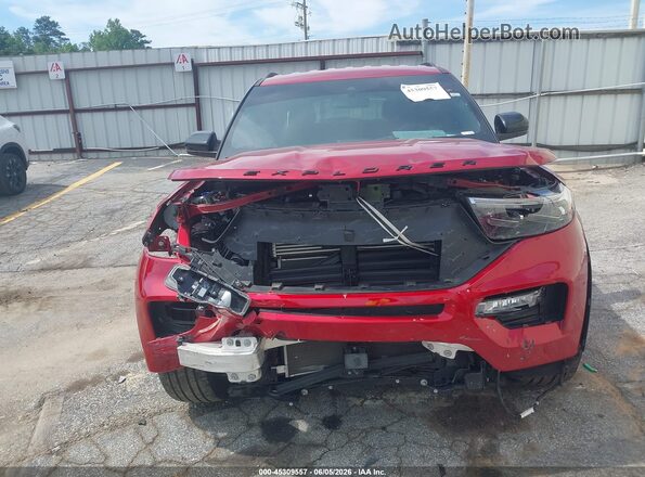 1FMSK7KH8RGA45296 2024 FORD EXPLORER Красный Вид щитка приборов