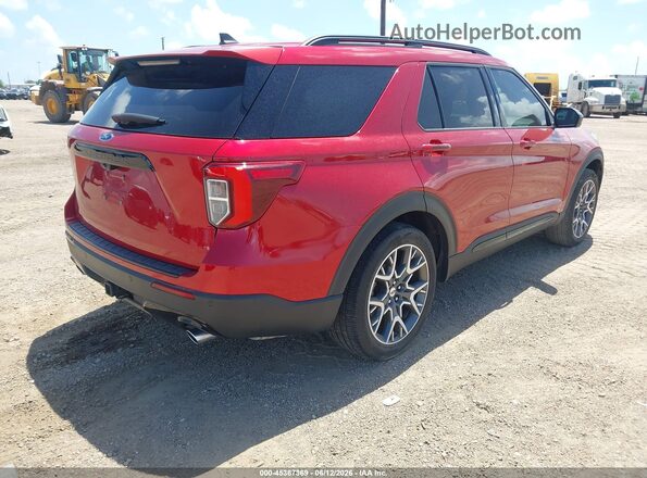 1FMSK7KH9PGB52824 2023 FORD EXPLORER Red უკანა მარჯვენა