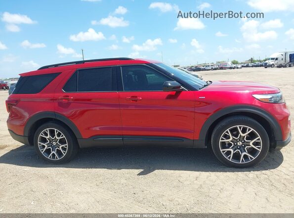 1FMSK7KH9PGB52824 2023 FORD EXPLORER Red უკანა სალონის ხედი