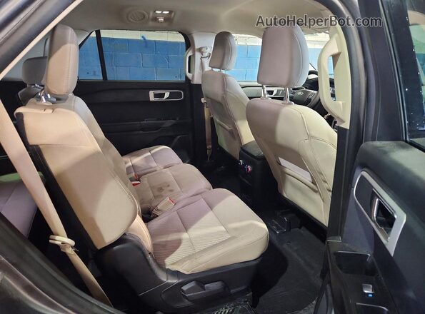 1FMSK8BH6MGA69854 2021 FORD EXPLORER Gray Rear interior view