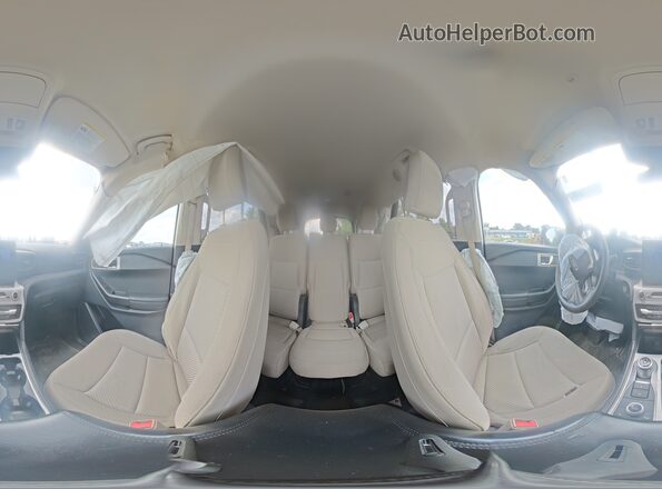 1FMSK8BH6PGA83225 2023 FORD EXPLORER Gray 360 interior view