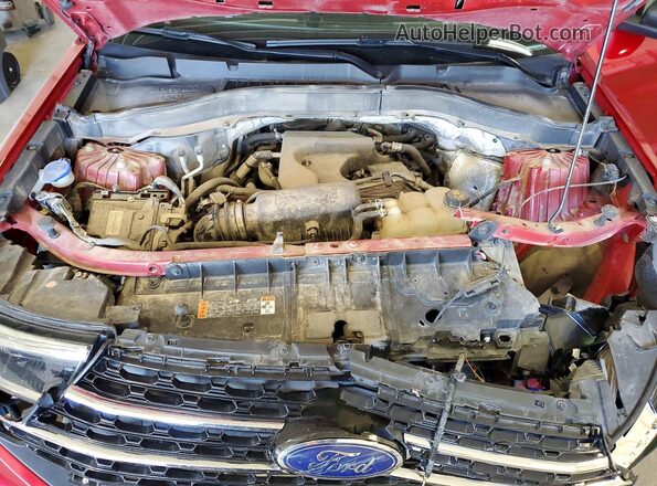 1FMSK8DH0LGA81106 2020 FORD EXPLORER Red უკანა სალონის ხედი
