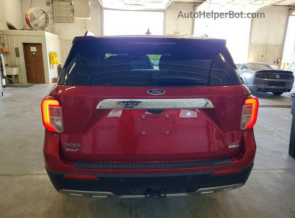 1FMSK8DH0LGA81106 2020 FORD EXPLORER Red უკანა ხედი