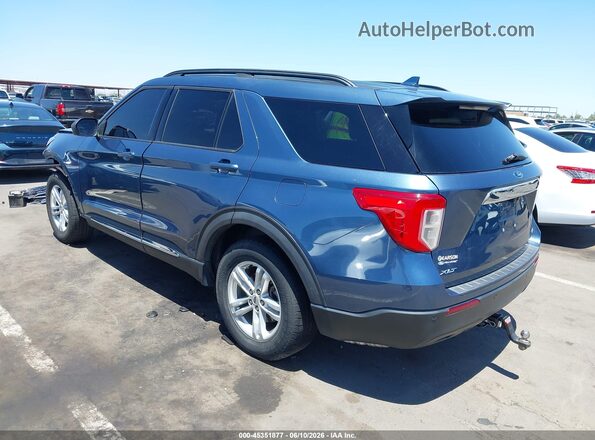 1FMSK8DH0LGB72909 2020 FORD EXPLORER Blue Задня ліва чверть