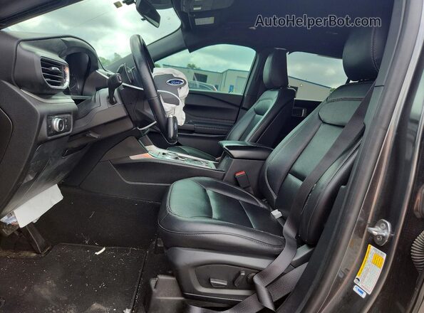 1FMSK8DH0LGB94697 2020 FORD EXPLORER Gray Սալոնի դիմացի տեսք
