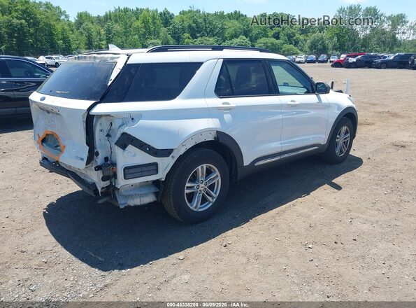 1FMSK8DH0LGC20327 2020 FORD EXPLORER Белый Задняя правая четверть