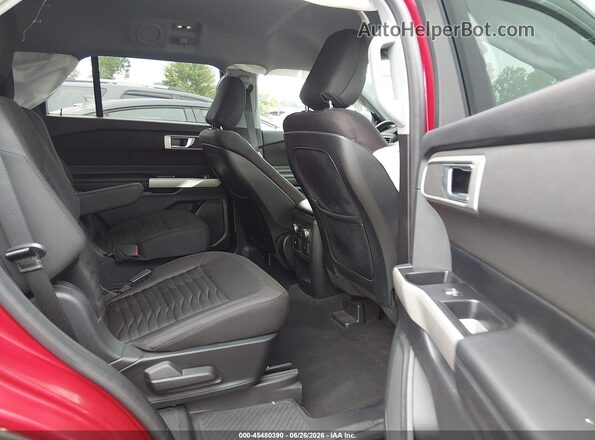 1FMSK8DH0LGC87848 2020 FORD EXPLORER Red Вид наклейки з VIN-кодом