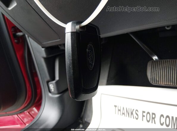 1FMSK8DH0LGC87848 2020 FORD EXPLORER Red Вид панелі приладів